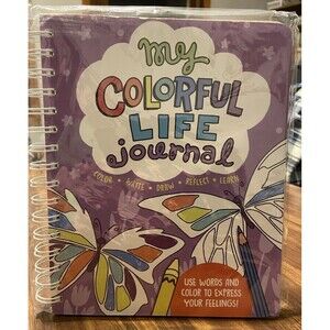 Journal NWT Colorful Life Guided Writing Book Ages 7 + Peaceable Kingdom